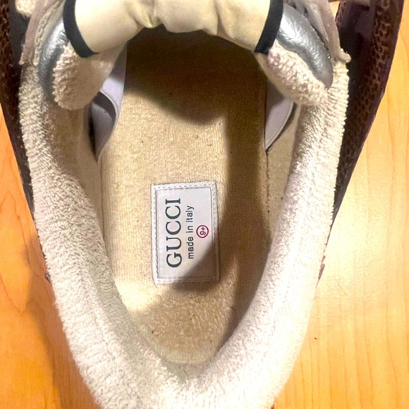 GUCCI ULTRAPACE LEATHER TRAINERS - Picture 3 of 6